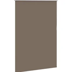 vidaXL Rolgordijn verduisterend koffie 110x175 cm stofbreedte 105,7 cm