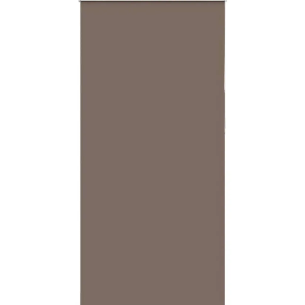 vidaXL Rolgordijn verduisterend koffie 115x230 cm stofbreedte 110,7 cm