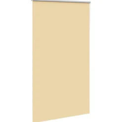 vidaXL Rolgordijn verduisterend 140x230 cm stofbreedte 136,6 cm beige