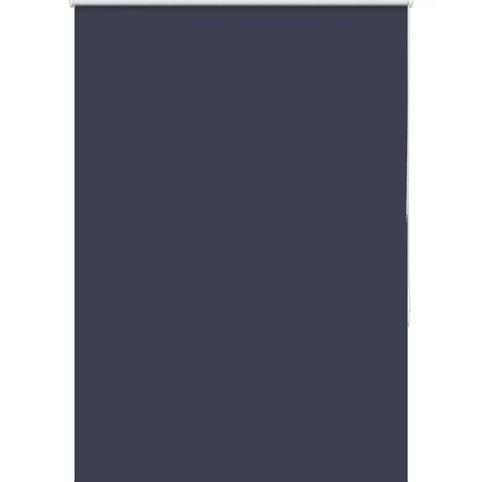 vidaXL Rolgordijn verduisterend 115x175 cm stofbreedte 110,7 cm blauw