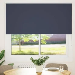 vidaXL Rolgordijn verduisterend 165x175 cm stofbreedte 161,6 cm blauw
