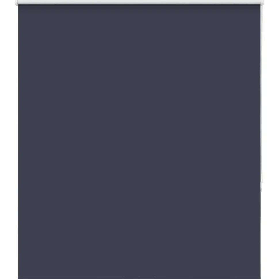 vidaXL Rolgordijn verduisterend 120x175 cm stofbreedte 116,6 cm blauw