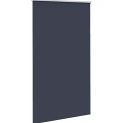 vidaXL Rolgordijn verduisterend 130x210 cm stofbreedte 126,6 cm blauw