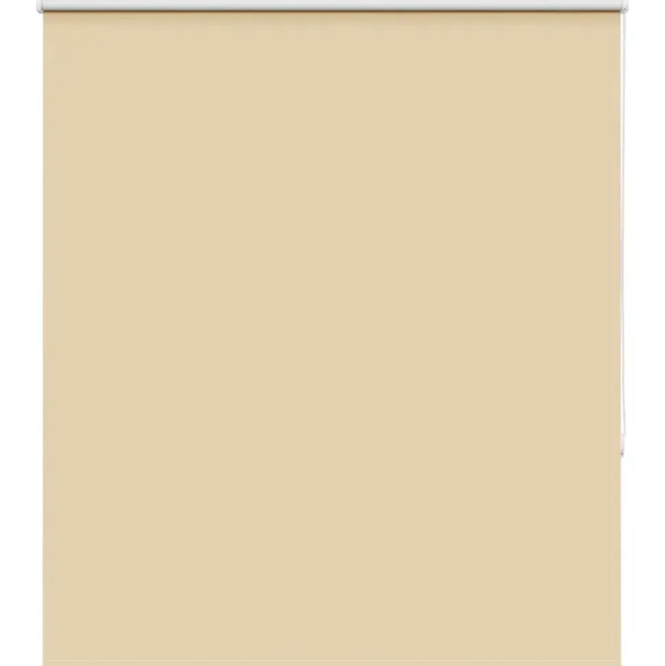 vidaXL Rolgordijn verduisterend 120x175 cm stofbreedte 116,6 cm beige