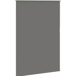 vidaXL Rolgordijn verduisterend 115x175 cm stofbreedte 110,7 cm grijs