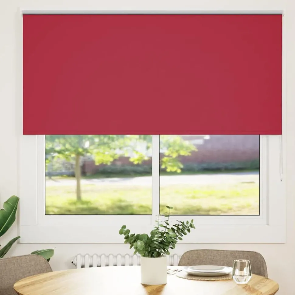 vidaXL Rolgordijn verduisterend 150x150 cm stofbreedte 146,6 cm grijs