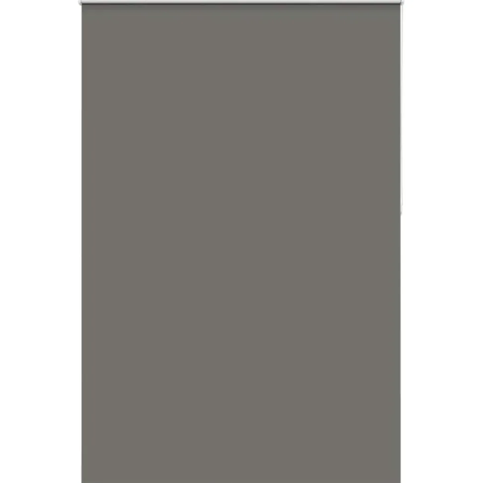 vidaXL Rolgordijn verduisterend 150x230 cm stofbreedte 146,6 cm grijs