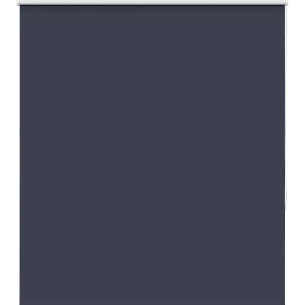 vidaXL Rolgordijn verduisterend 125x175 cm stofbreedte 121,6 cm blauw