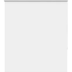 vidaXL Rolgordijn verduisterend 130x130 cm stofbreedte 126,6 cm wit