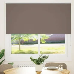vidaXL Rolgordijn verduisterend koffie 160x150 cm stofbreedte 156,6 cm