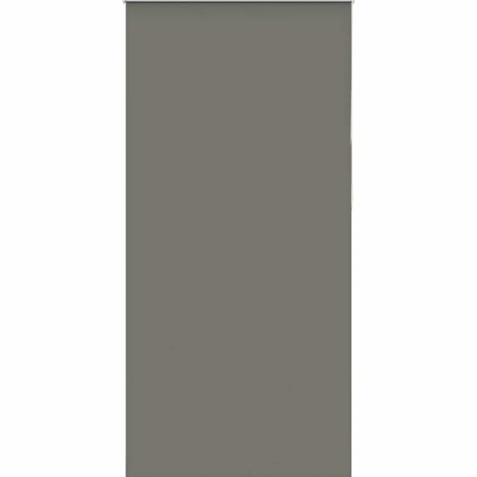 vidaXL Rolgordijn verduisterend 115x230 cm stofbreedte 110,7 cm grijs
