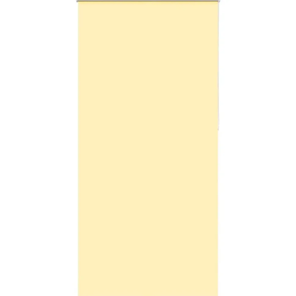 vidaXL Rolgordijn verduisterend 115x210 cm stofbreedte 110,7 cm geel