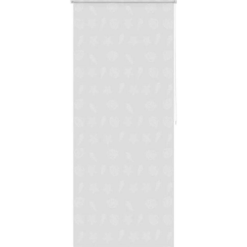 vidaXL Rolgordijn voor douche 80x240 cm zeester
