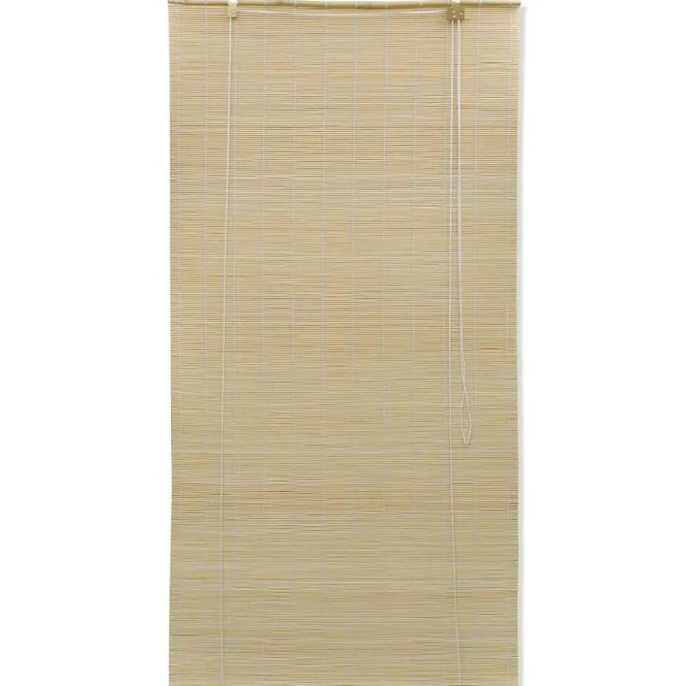 vidaXL Rolgordijn 80x160 cm bamboe natuurlijk