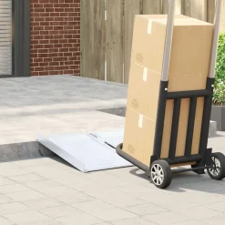 vidaXL Rolstoelhelling 270 kg Zilver 62 x 73 x 5 cm Aluminium