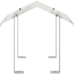 vidaXL Rookkap Zilver 40 x 40 x 37,5 cm Roestvrij staal