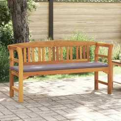 vidaXL Rozenbank Natuurlijk 157 x 46 x 82,5 cm Massief Acaciahout