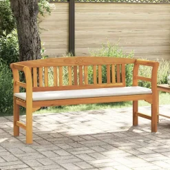 vidaXL Rozenbank Natuurlijk 157 x 46 x 82,5 cm Massief Acaciahout