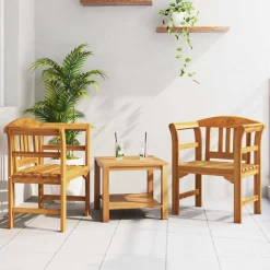 vidaXL Rozenbank Natuurlijk 68,5 x 46 x 82,5 cm Massief Acaciahout