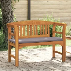 vidaXL Rozenbank Natuurlijk 114 x 46 x 82,5 cm Massief Acaciahout