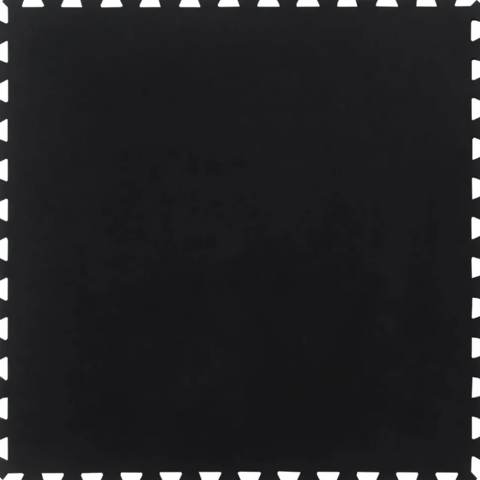 vidaXL Rubbertegel 12 mm 100x100 cm zwart