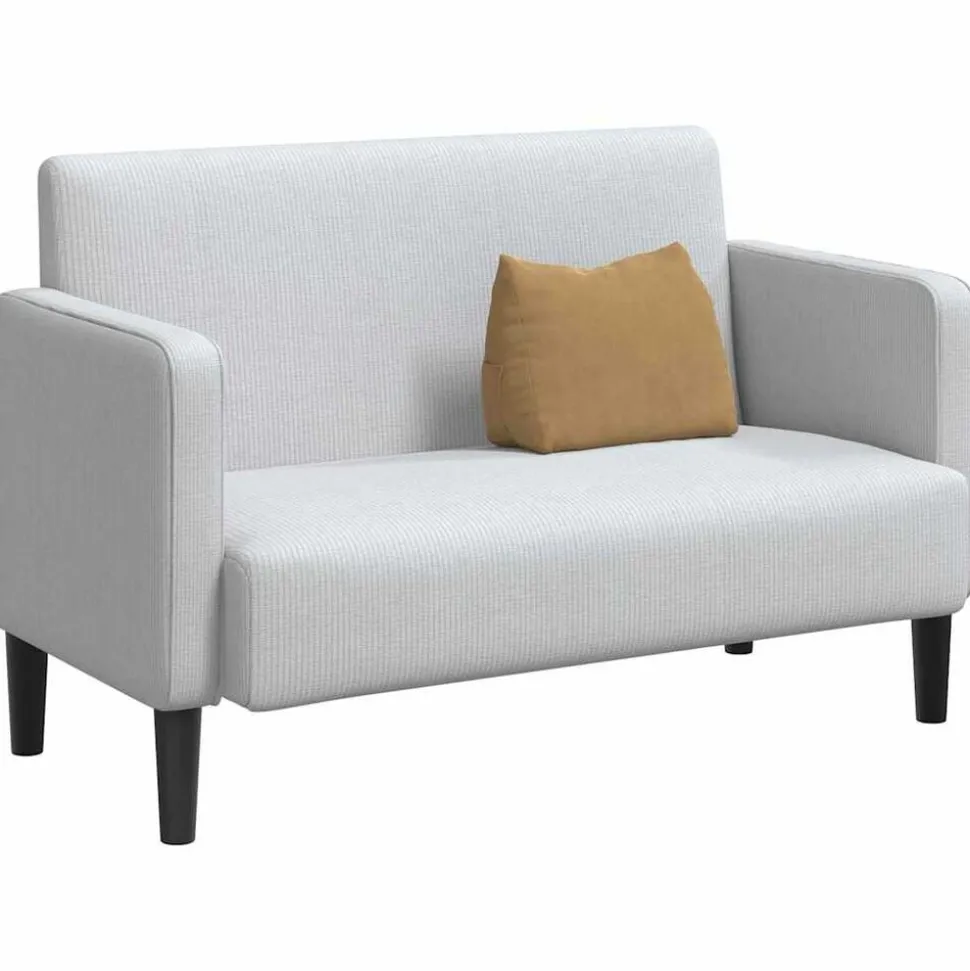 vidaXL Rugkussen Bruin 45 x 20 x 35 cm Cordstof