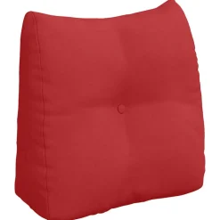 vidaXL Rugkussen Rood 45 x 24 x 50 cm Stof