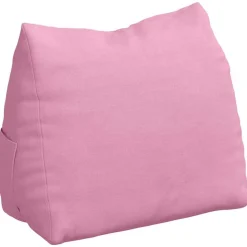 vidaXL Rugkussen Roze 45 x 20 x 35 cm Stof