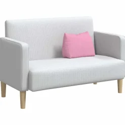 vidaXL Rugkussen Roze 45 x 20 x 35 cm Stof