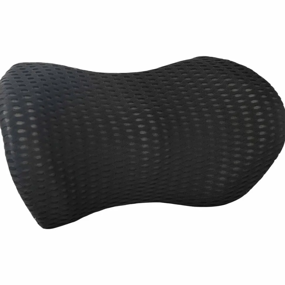 vidaXL Rugkussen Zwart Traagschuim 46 x 24 x 11 cm