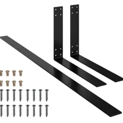 vidaXL Rugleuning voor palletbank 110 cm ijzer zwart