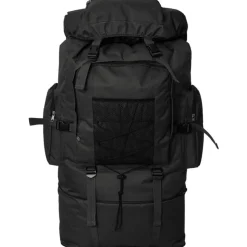 vidaXL Rugzak legerstijl XXL 100 L zwart