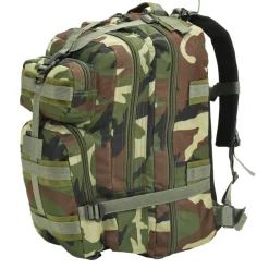 vidaXL Rugzak legerstijl 50 L camouflage