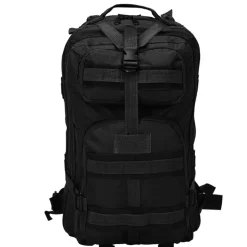 vidaXL Rugzak legerstijl 50 L zwart