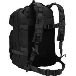vidaXL Rugzak legerstijl 50 L zwart