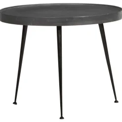 vidaXL Salontafel 2 stuks Zwart bewerkt hout