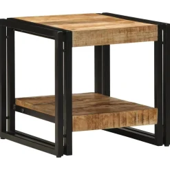 vidaXL Salontafel Bruin 40 x 40 x 38 cm Massief Mango Hout