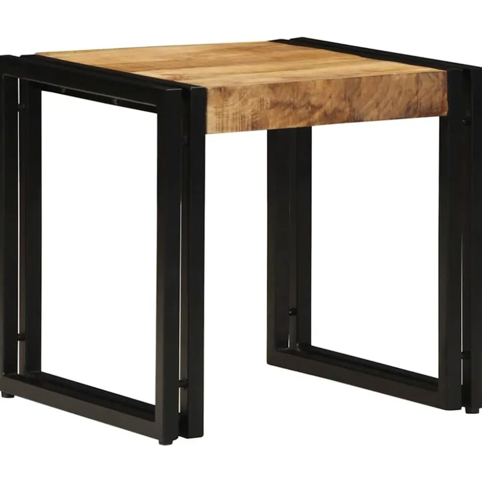 vidaXL Salontafel Bruin 40 x 40 x 38 cm Massief Mango Hout