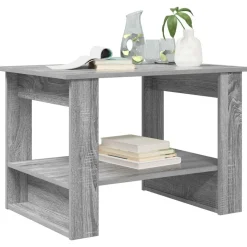 vidaXL Salontafel Grijs Sonoma 72 x 50 x 50 cm Bewerkt hout