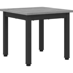 vidaXL Salontafel Grijs Sonoma 40 x 40 x 36 cm Bewerkt hout