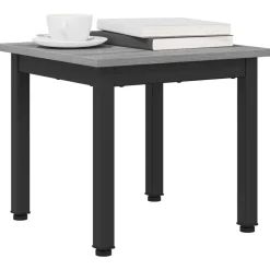 vidaXL Salontafel Grijs Sonoma 40 x 40 x 36 cm Bewerkt hout