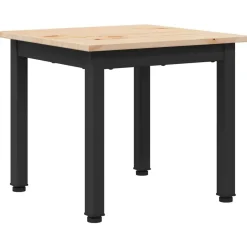 vidaXL Salontafel Naturel 40 x 40 x 36 cm Massief grenenhout