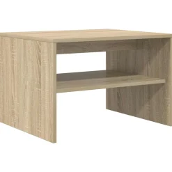vidaXL Salontafel Sonoma Eiken 60 x 50 x 40 cm Bewerkt hout