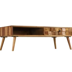 vidaXL Salontafel 110x50x37 cm acaciahout met honing afwerking