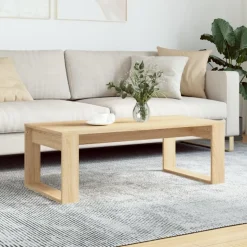 vidaXL Salontafel 102x50x35 cm bewerkt hout sonoma eikenkleurig