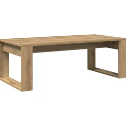 vidaXL Salontafel 102x50x35 cm bewerkt hout artisanaal eikenkleurig