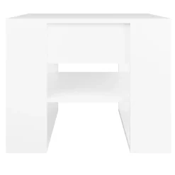 vidaXL Salontafel 55,5x55x45 cm bewerkt hout wit