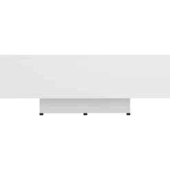 vidaXL Salontafel 85x55x31 cm bewerkt hout wit