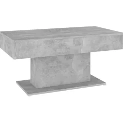 vidaXL Salontafel 96x50x45 cm bewerkt hout betongrijs
