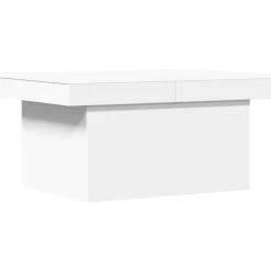 vidaXL Salontafel 80x55x40 cm bewerkt hout wit